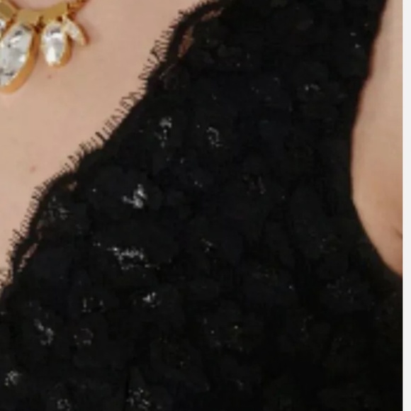 REISS Amorie Lace Black Jumpsuit Size 6 - Picture 6 of 6